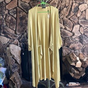 Tahari trench cardigan